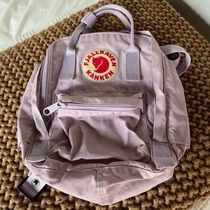 Mini purple city backpack